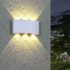 Outdoor waterproof wall light