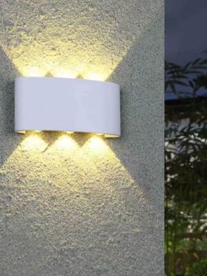 Outdoor waterproof wall light