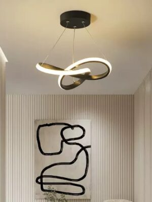 Luxury curve ceiling LED light