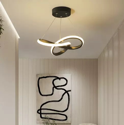 Luxury curve ceiling LED light
