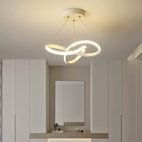 Luxury curve ceiling LED light