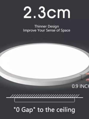 Lightweight ceiling LED light