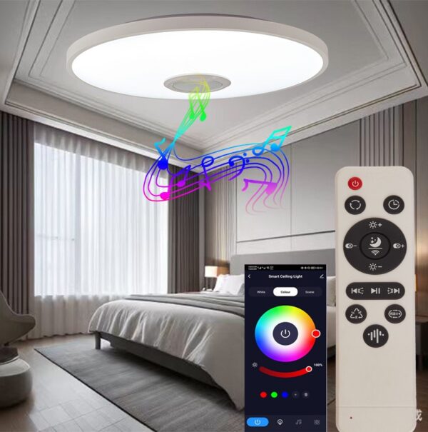 RGB light and Bluetooth music ceiling light