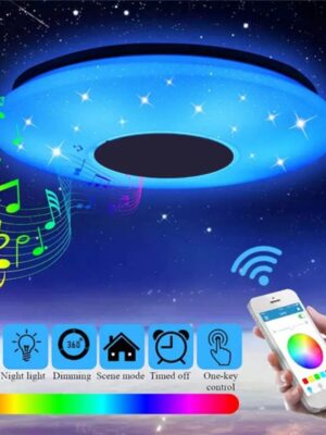 RGB shining light and Bluetooth music ceiling light