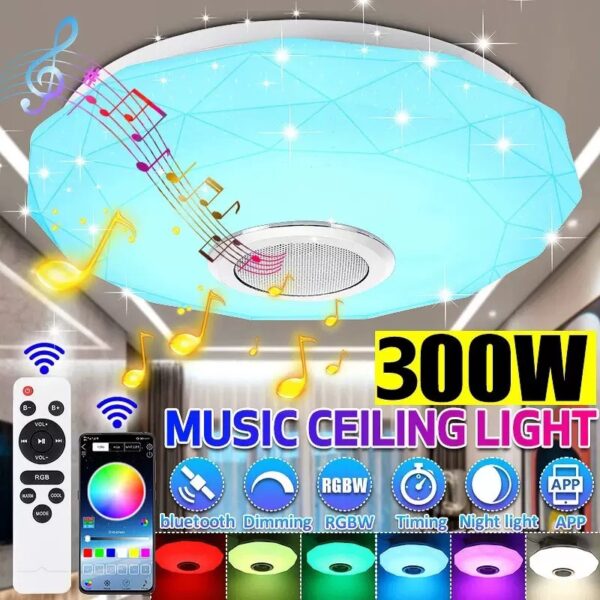RGB light and Bluetooth music ceiling light