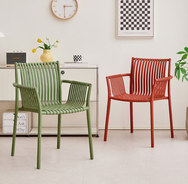 Plastic dining and outdoor chair