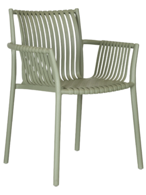 Plastic dining and outdoor chair