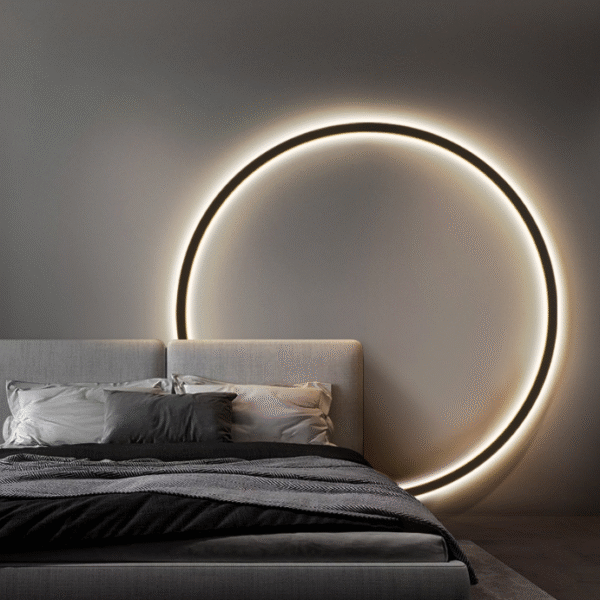 Round LED Wall bedroom & living room Lamp