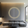 Round LED Wall bedroom & living room Lamp