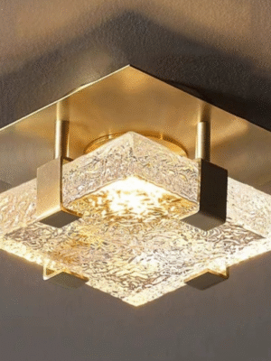 Hotel lobby, entry & exit square ceiling LED light