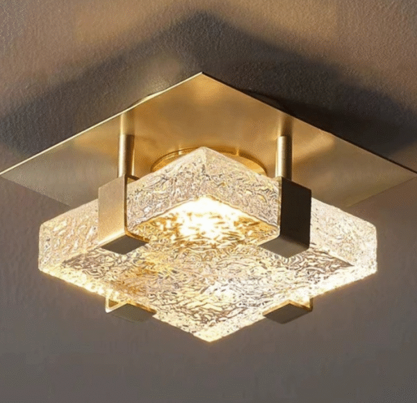 Hotel lobby, entry & exit square ceiling LED light