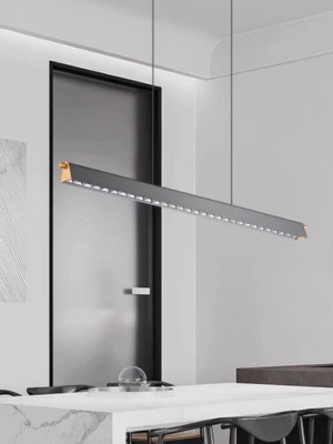 Modern minimalist restaurant, living room, shop room LED light