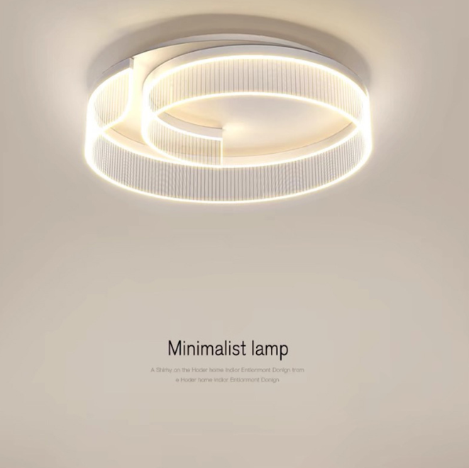 Modern LED Ceiling Light | 50cm Double Ring Dimmable | Voice & Remote Control | Living Room Bedroom 5 Modern LED Ceiling Light | 50cm Double Ring Dimmable | Voice & Remote Control | Living Room Bedroom - Image 5