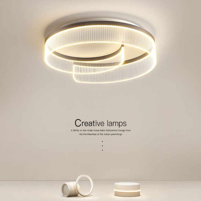 Modern LED Ceiling Light | 50cm Double Ring Dimmable | Voice & Remote Control | Living Room Bedroom 6