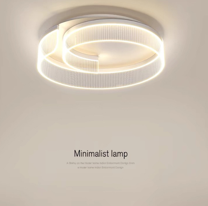 Modern LED Ceiling Light | 50cm Double Ring Dimmable | Voice & Remote Control | Living Room Bedroom 8
