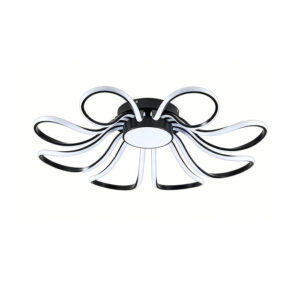 Modern LED Ceiling Light | 138W Flower Petal Design | 86cm Flush Mount | Dimmable | Living Room Bedroom