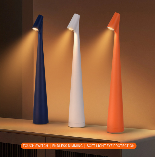 Rechargeable LED Desk Lamp – Touch Dimming Night Light, USB-C Charging, Warm Light Table Lamp for Bedroom & Bedside 6