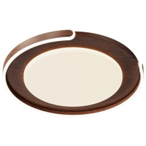 Cream Style Ceiling Light Walnut Wood Frame | Full Spectrum Dimmable Smart Control Wholesale