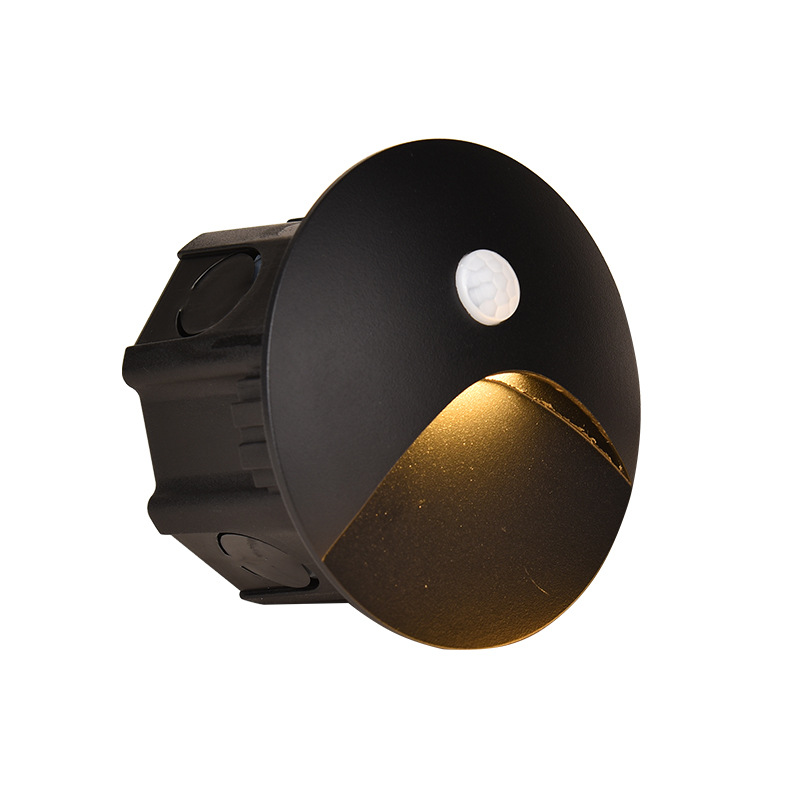 Recessed LED Step Light 85mm | Human Body Motion Sensor IP65 Waterproof Stair Light Wholesale 1 Recessed LED Step Light 85mm | Human Body Motion Sensor IP65 Waterproof Stair Light Wholesale