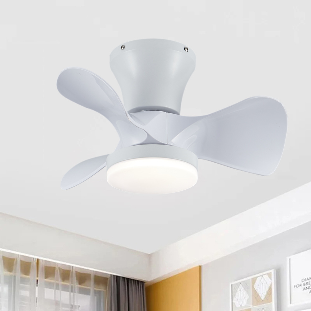 Nordic Ceiling Fan Light with Fixed Blades 56cm – LED Dimmable, Remote Control, 85-265V Wholesale 7