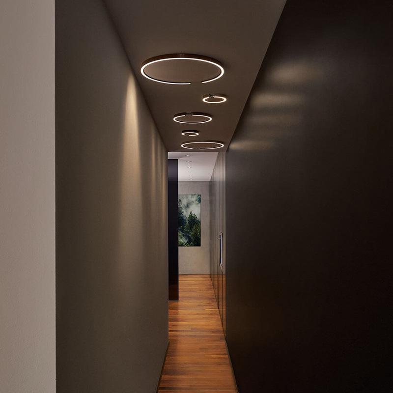 Modern Ring Ceiling Light Ultra-Slim | LED Dimmable Rose Gold 40cm 60cm Wholesale 7