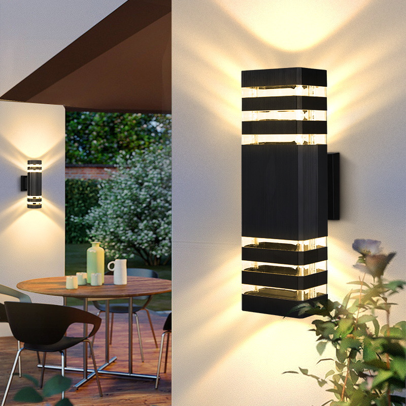 Outdoor Wall Light Up Down Double Head 12W | E27 Square Round CE Certified Wholesale 6