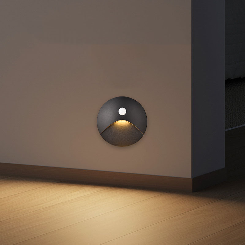 Recessed LED Step Light 85mm | Human Body Motion Sensor IP65 Waterproof Stair Light Wholesale 6