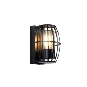 Outdoor Cage Wall Light Waterproof IP54 | Vintage Chinese Style Black Aluminium Wholesale