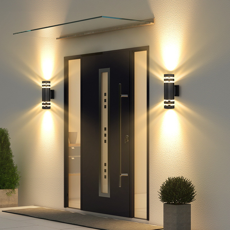Outdoor Wall Light Up Down Double Head 12W | E27 Square Round CE Certified Wholesale 4 Outdoor Wall Light Up Down Double Head 12W | E27 Square Round CE Certified Wholesale - Image 4