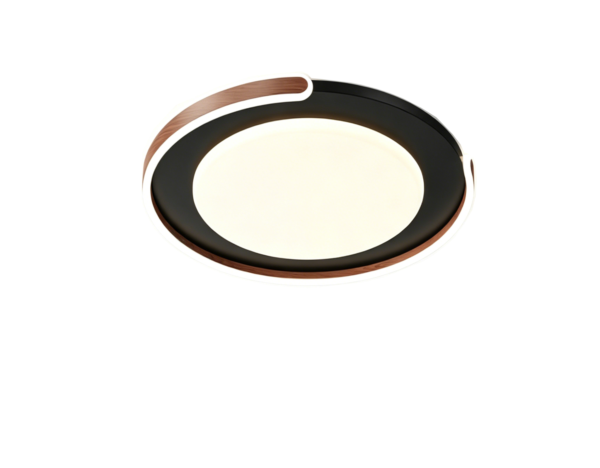 Cream Style Ceiling Light Walnut Wood Frame | Full Spectrum Dimmable Smart Control Wholesale 1 Cream Style Ceiling Light Walnut Wood Frame | Full Spectrum Dimmable Smart Control Wholesale