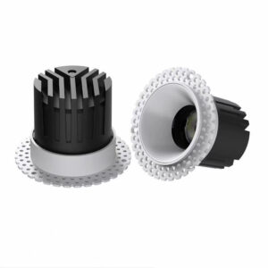 Frameless Recessed COB Downlight Anti-Glare 7W 10W 12W 15W – 2700K-6000K, White Black Silver, Wholesale