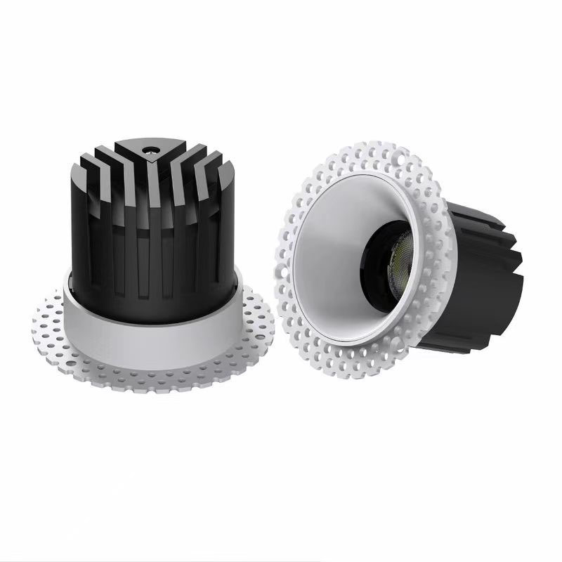 Frameless Recessed COB Downlight Anti-Glare 7W 10W 12W 15W – 2700K-6000K, White Black Silver, Wholesale 1 Frameless Recessed COB Downlight Anti-Glare 7W 10W 12W 15W – 2700K-6000K, White Black Silver, Wholesale