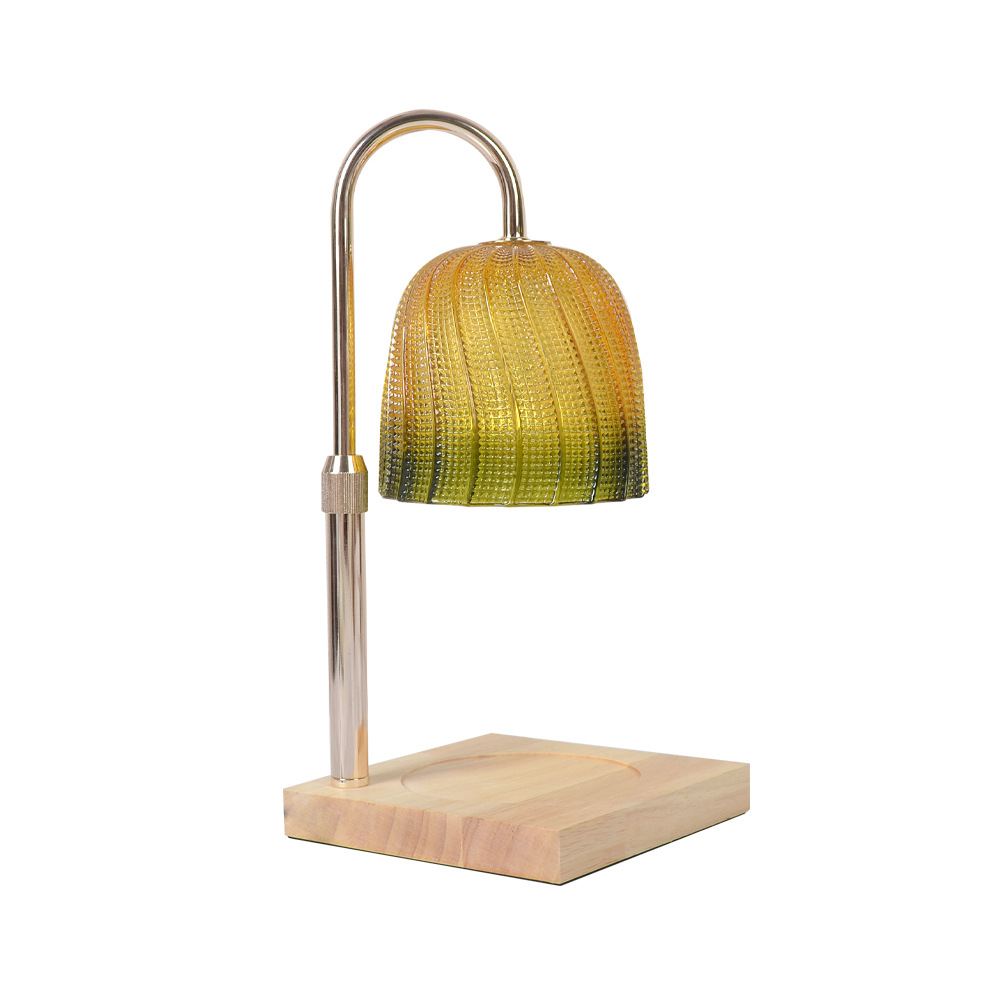 Adjustable Decorative Wax Melt Lamp | Green Glass Solid Wood | 7 Voltage Specs | Aromatherapy Ambient Night Light 1 Adjustable Decorative Wax Melt Lamp | Green Glass Solid Wood | 7 Voltage Specs | Aromatherapy Ambient Night Light