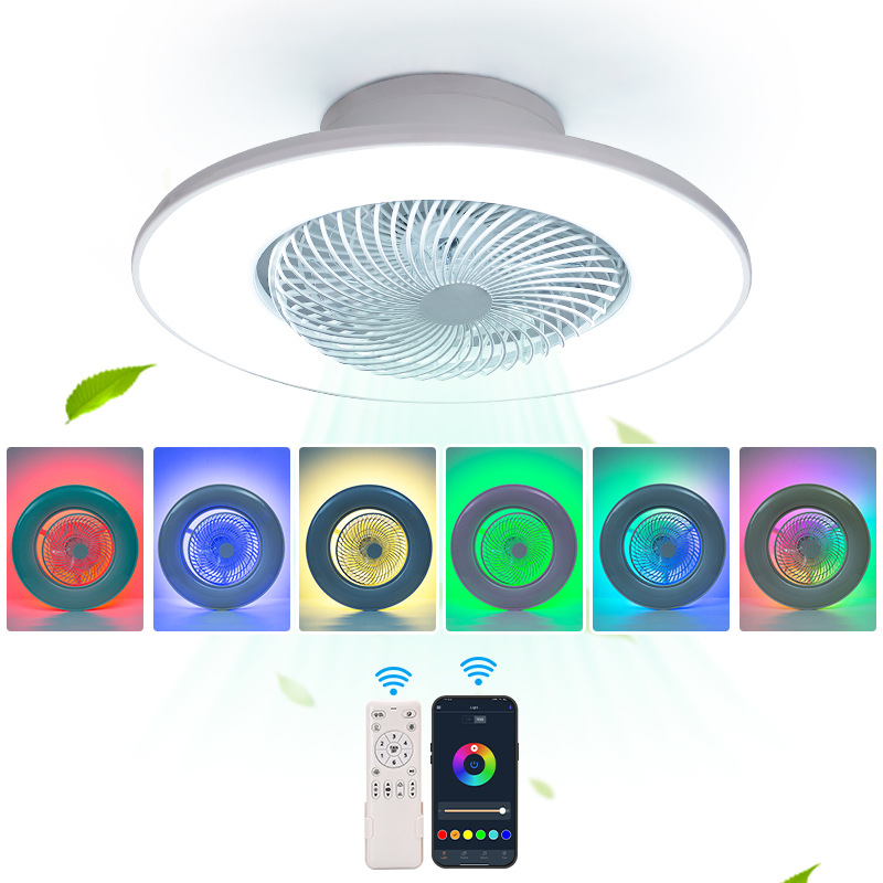 Smart RGBW Ceiling Fan Light | Bluetooth App | 100W 56CM 1 Smart RGBW Ceiling Fan Light | Bluetooth App | 100W 56CM