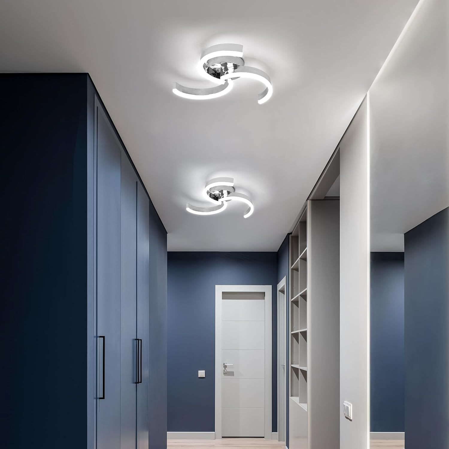 Spiral LED Ceiling Light Wholesale | Dual-Ring Flush Mount OEM 5 Spiral LED Ceiling Light Wholesale | Dual-Ring Flush Mount OEM - Image 5