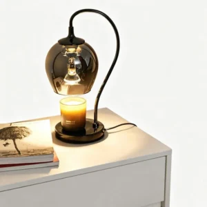 German Bowman Aromatherapy Wax Lamp | Timer Dimmer | Solid Wood Iron | FCC Certified | 21W–30W Ambient Light