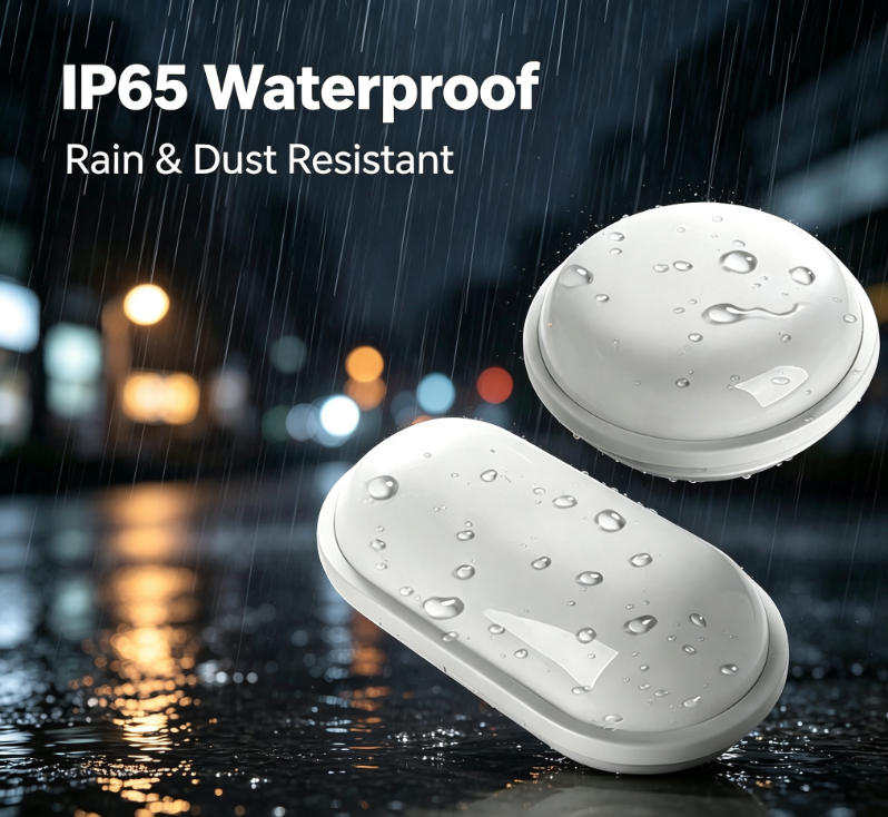 LED Waterproof Ceiling Light Wholesale Round Oval 15W/18W/20W/24W IP65 Bathroom Balcony Outdoor 5