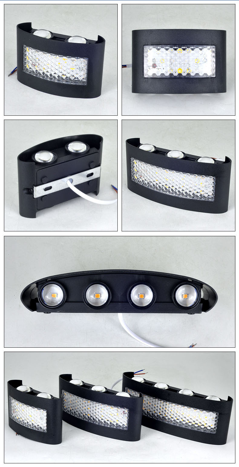Outdoor LED Wall Light – Modern Waterproof ABS Exterior Lamp 7