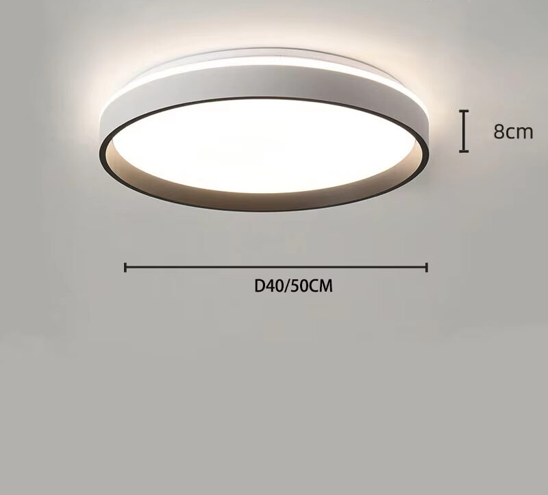 Full Spectrum Eye Care LED Ceiling Light Minimalist Modern Bedroom Lamp 3CCT Lighting Wholesale 6