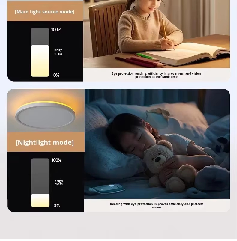 LED Ceiling Light Wood Grain 30W/36W Dimmable Flush Mount – Wholesale/OEM 7