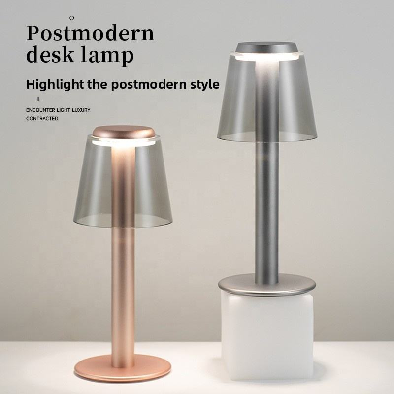 Aluminum Rechargeable Desk Lamp - USB 3-CCT Night Light for Bedroom, Restaurant, Bar - Low MOQ Wholesale 5