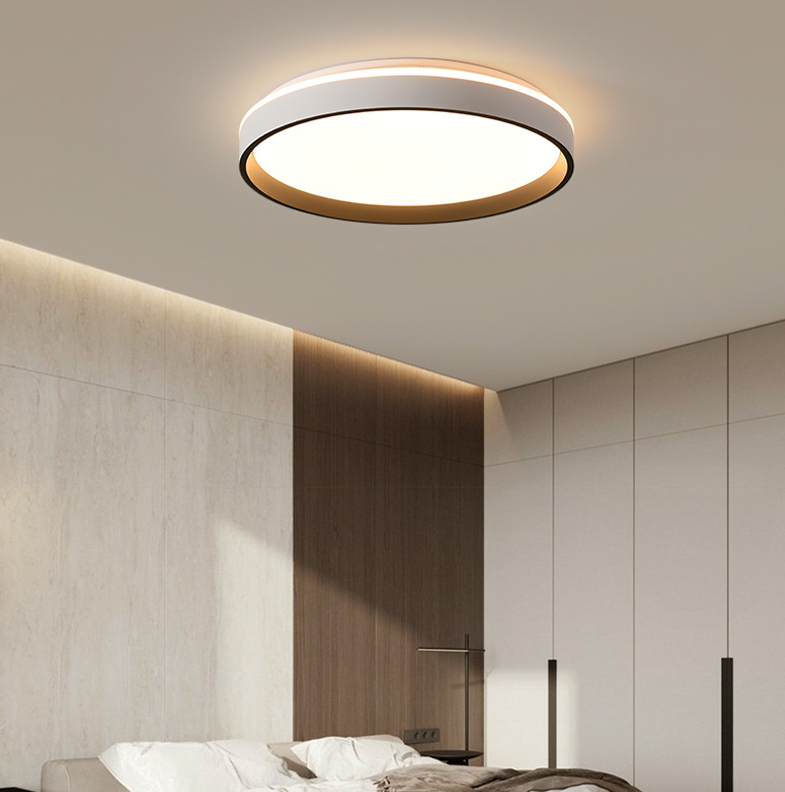Full Spectrum Eye Care LED Ceiling Light Minimalist Modern Bedroom Lamp 3CCT Lighting Wholesale 3 Full Spectrum Eye Care LED Ceiling Light Minimalist Modern Bedroom Lamp 3CCT Lighting Wholesale - Image 3