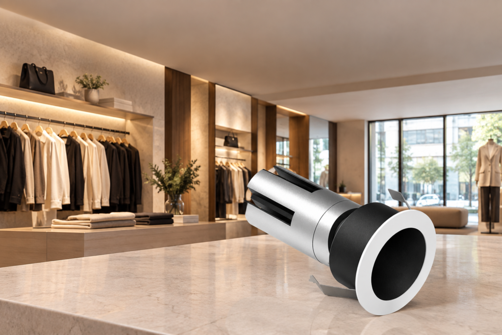 Mini COB Spotlight recessed ceiling installation
