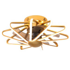 Nordic Geometric Ceiling Fan Light