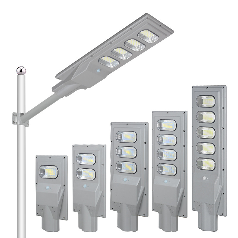 Solar Motion Sensor Street Light Wholesale 30W-150W 1 Solar Motion Sensor Street Light panel and lamp head