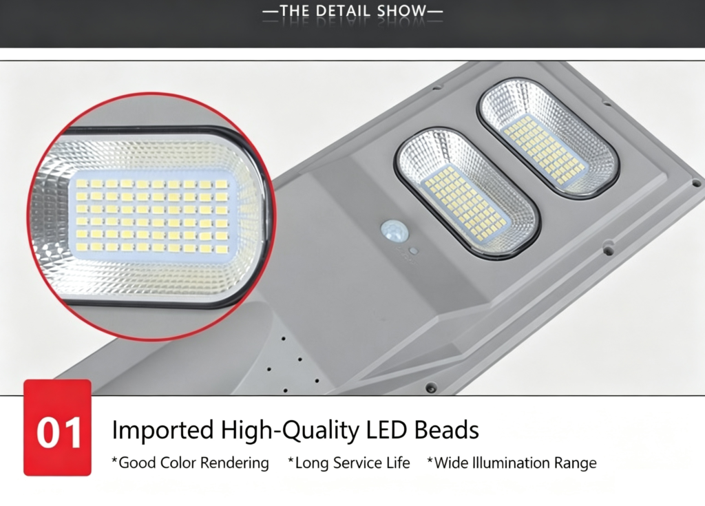 Solar Motion Sensor Street Light Wholesale 30W-150W 6