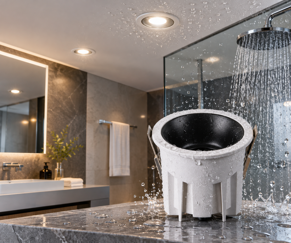 Waterproof COB Downlight Wholesale 10W-70W Die-Cast Aluminum 5 Waterproof COB Downlight hotel exhibition hall installation