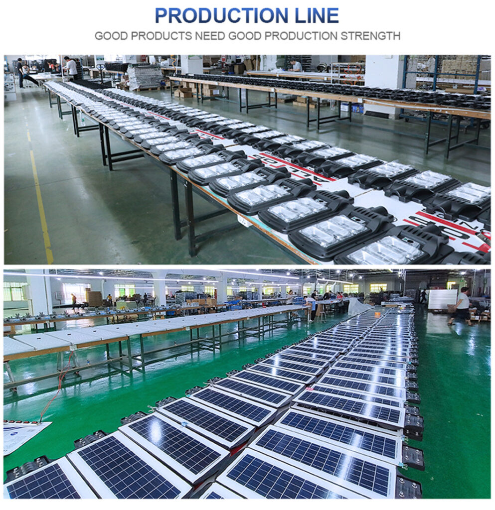 All in One Solar Street Light outdoor road installation
