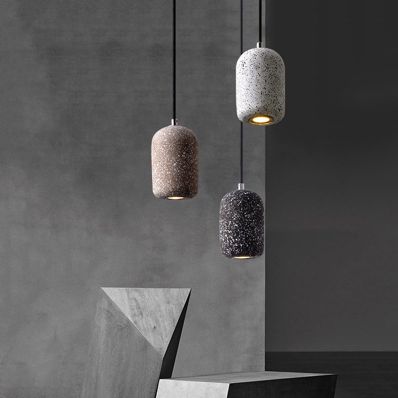 Concrete Pendant Light Wholesale Terrazzo 100x160mm 5W 4 Concrete Pendant Light Wholesale Terrazzo 100x160mm 5W - Image 4